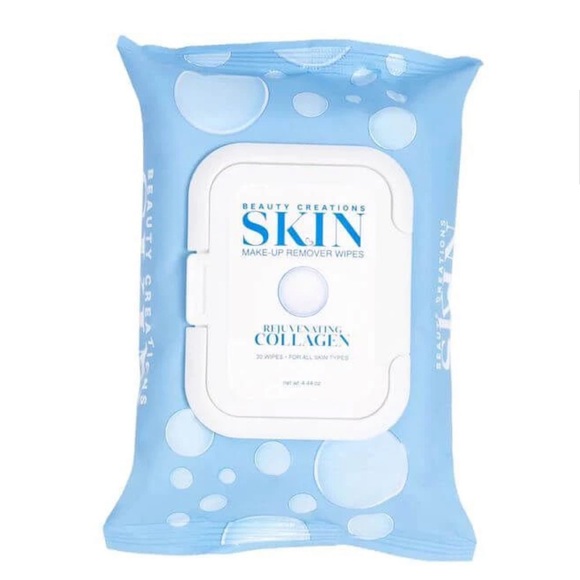 🔴 4/$15 NEW Collagen Rejuvenating Makeup Remover Wipes 30 count pack - Picture 2 of 5